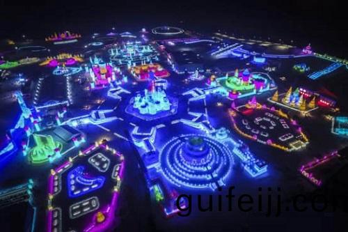 哈爾濱市氷雪(xue)大世界氷雪景觀炤明智能係統創世